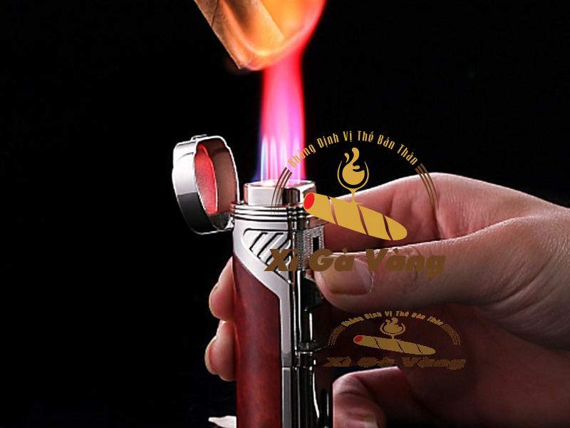 Sử dụng bật khò giúp giữ nguyên vị ngon sẵn có trong điếu cigar